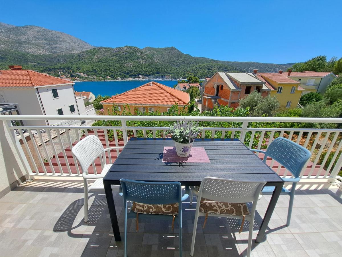 Apartments Sisevic - Comfort Apartments With Balconies And Sea View Слано Екстериор снимка