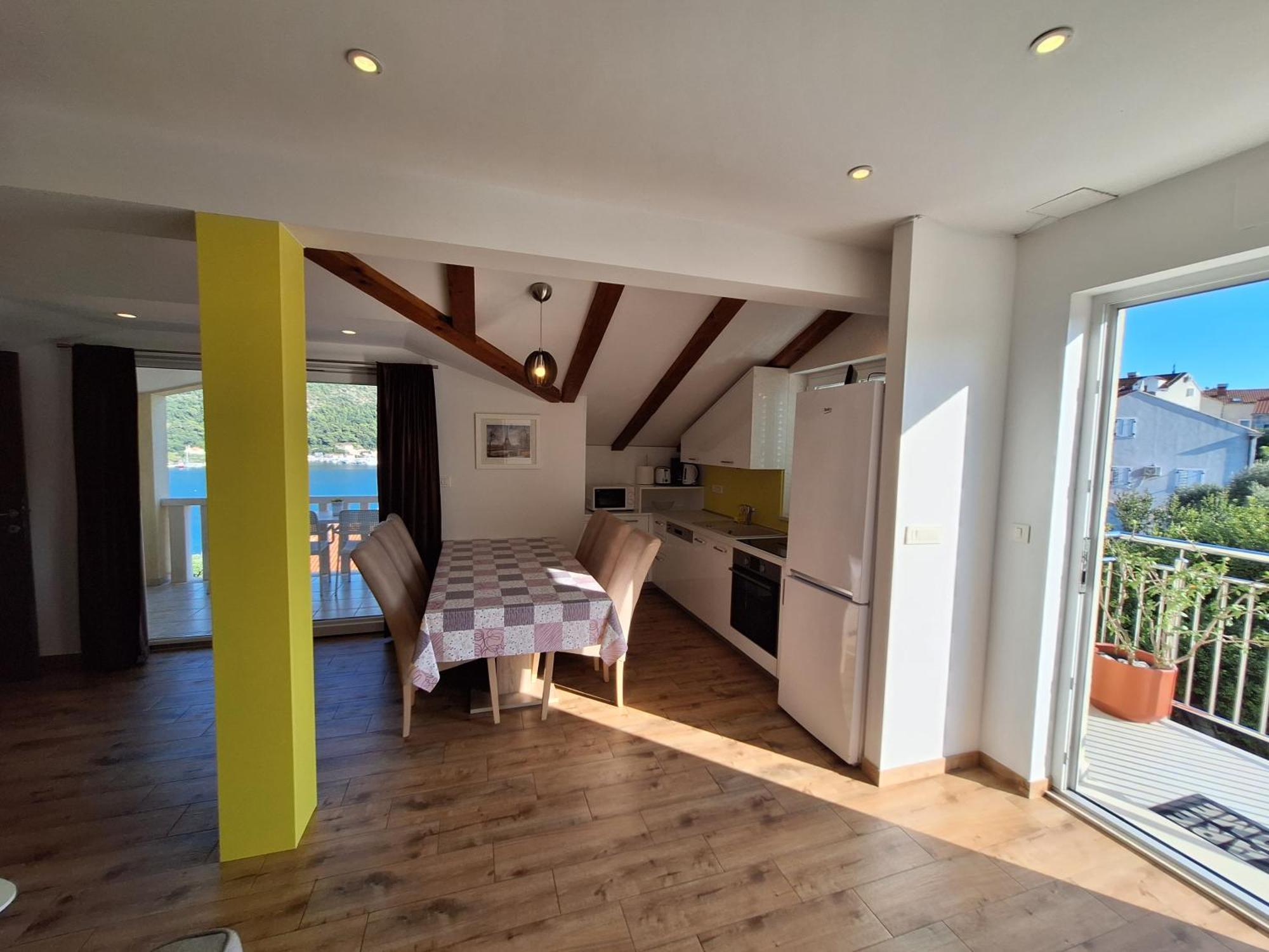 Apartments Sisevic - Comfort Apartments With Balconies And Sea View Слано Екстериор снимка