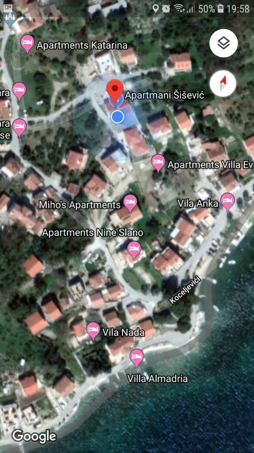 Apartments Sisevic - Comfort Apartments With Balconies And Sea View Слано Екстериор снимка